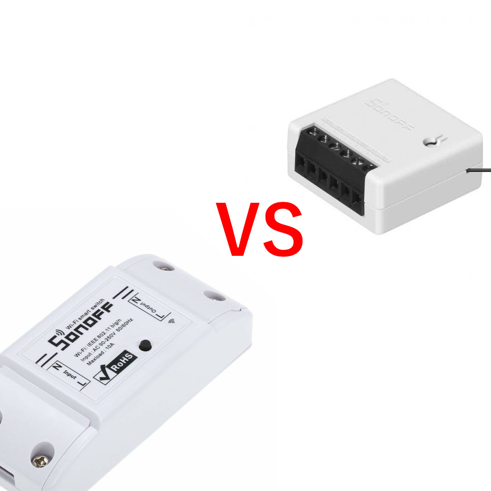 Sonoff Basic VS Sonoff Mini