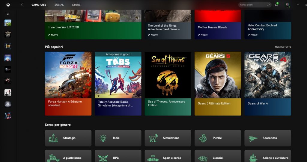 Xbox Game Pass per PC