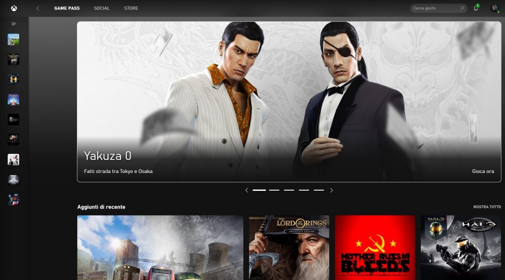 Yakuza 0, incluso nel Xbox Game Pass per PC