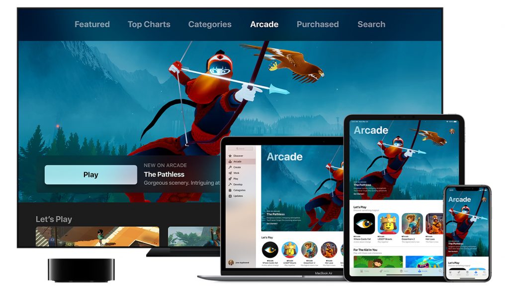 Apple Arcade, dispositivi compatibili