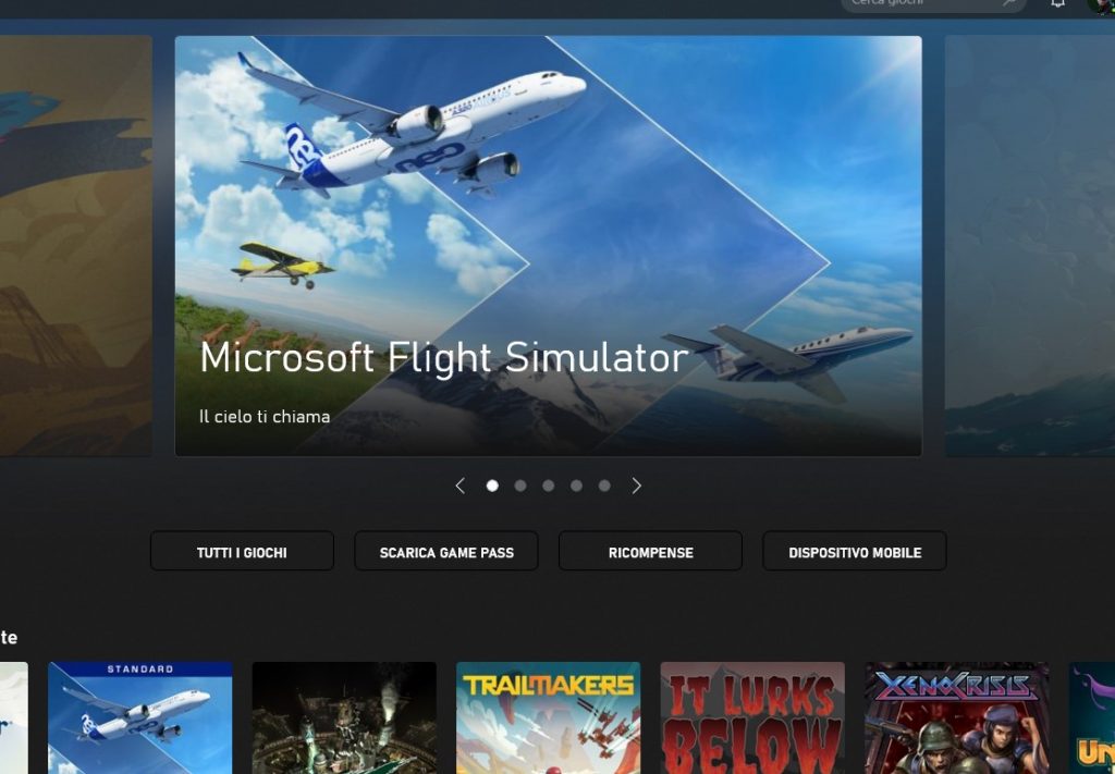 Microsoft Flight Simulator sul Game Pass