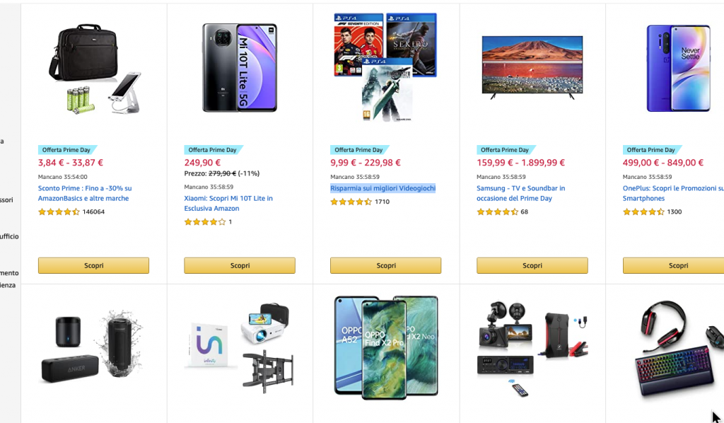 Offerte Prime Day