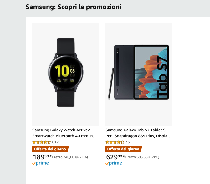 Promozioni Samsung