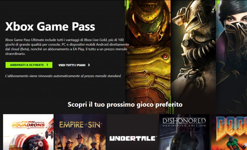 EA Play nel Game Pass