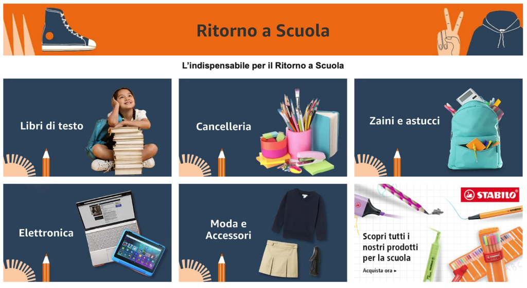 Offerte per il ritorno a scuola