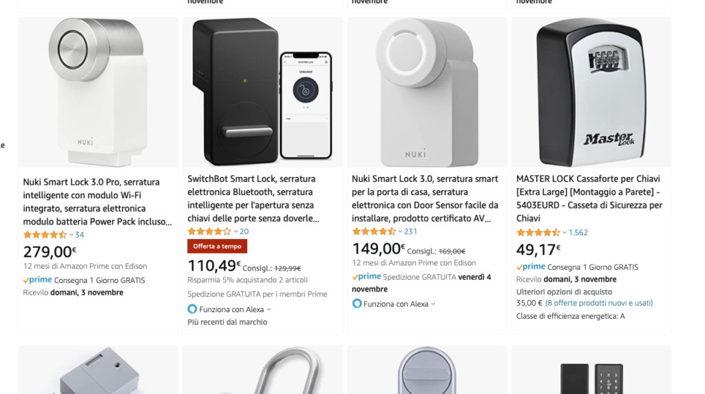 Pagina Smart Lock Amazon