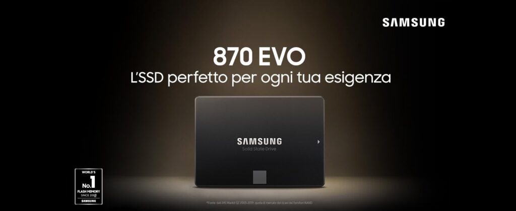 SSD Samsung EVO 870, miglior qualità prezzo