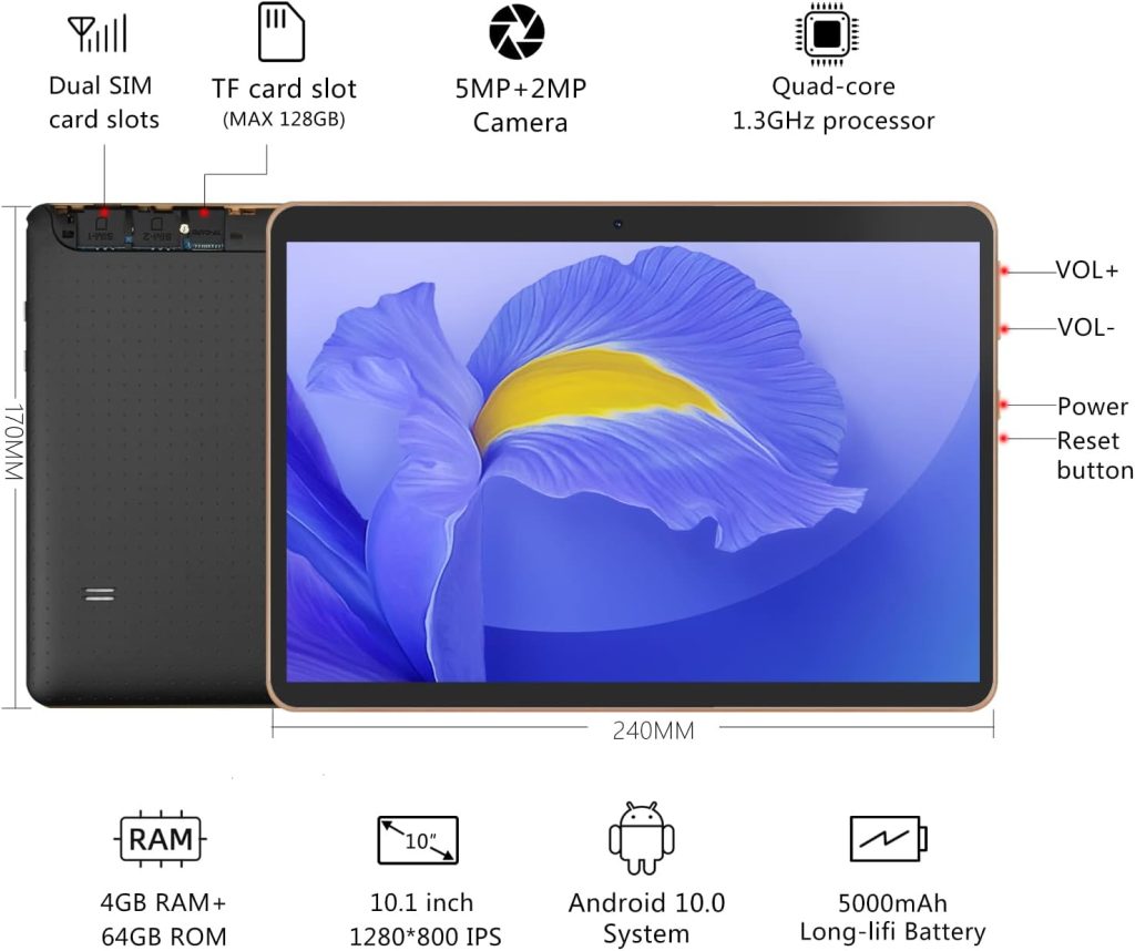 YOTOPT, tablet economico con doppia SIM