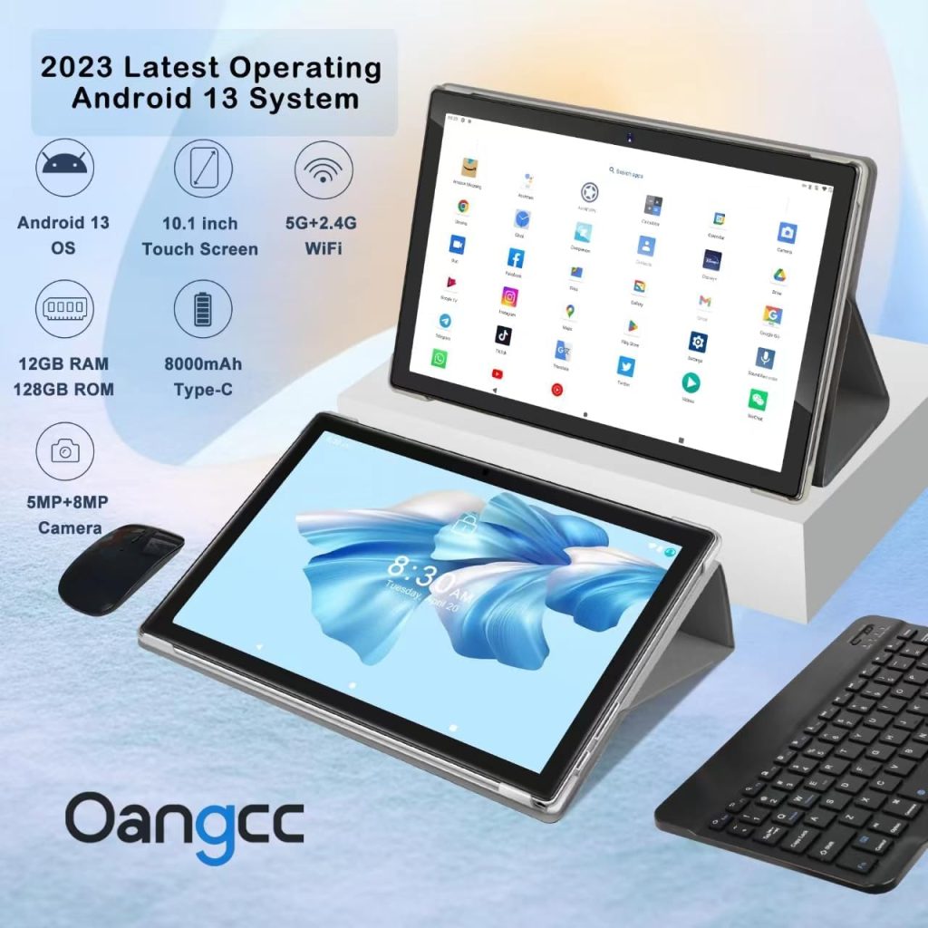 Oangcc, tablet da 10 pollici super accessoriato ed economico