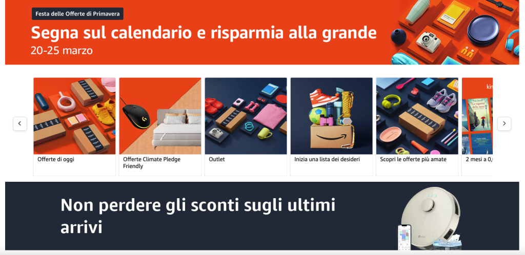 Offerte di Primavera su Amazon: 6 Giorni di Grandi Risparmi!