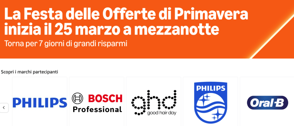 Festa delle Offerte di Primavera 2025 annunciata da Amazon!
